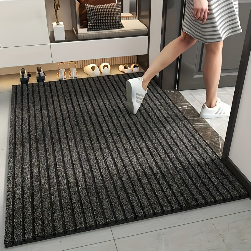 Area Rug – 1pc Striped Floor Mat, Non Slip Floor Mat, Outdoor EntranceDoormat, Entryway Mat,