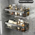 Space-Saving 2pcs Adjustable Home Storage Rack – durable multi-purpose storage, 2pcs Shower Rack Bathroom Storage Rack Wall-Mounted Storage Rack Bathroom Shampoo Lotion And Cosmetics, designed for American homes, daily convenience and practical gifti