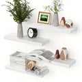 Versatile Adjustable Home Storage Rack – durable multi-purpose storage, Wall Mounted Floating Shelves 4 Sets Modern Wall Shelves for Bedroom with Invisible Brackets, designed for American homes, daily convenience and practical gifting