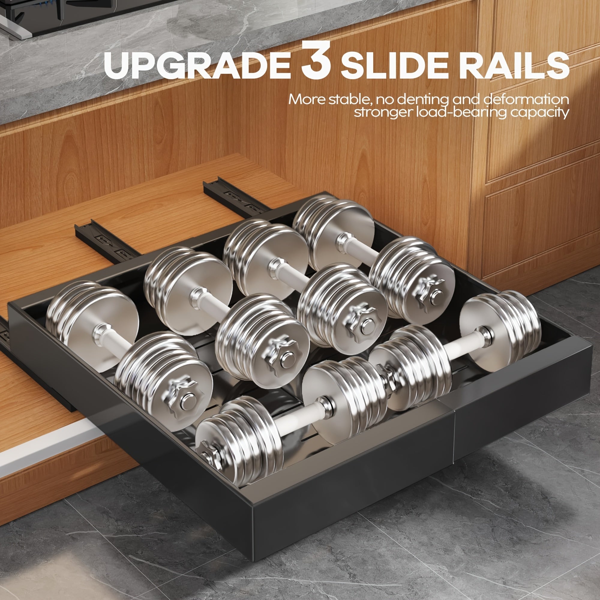 Space-Saving Pull-Out Cabinet Organizer – smooth-access cabinet organization, 4-Pack Expandable Pull-Out Cabinet Organizer Heavy-Duty Carbon Steel Slide-Out Drawer 12 6 -20 5, designed for American homes, daily convenience and practical gifting