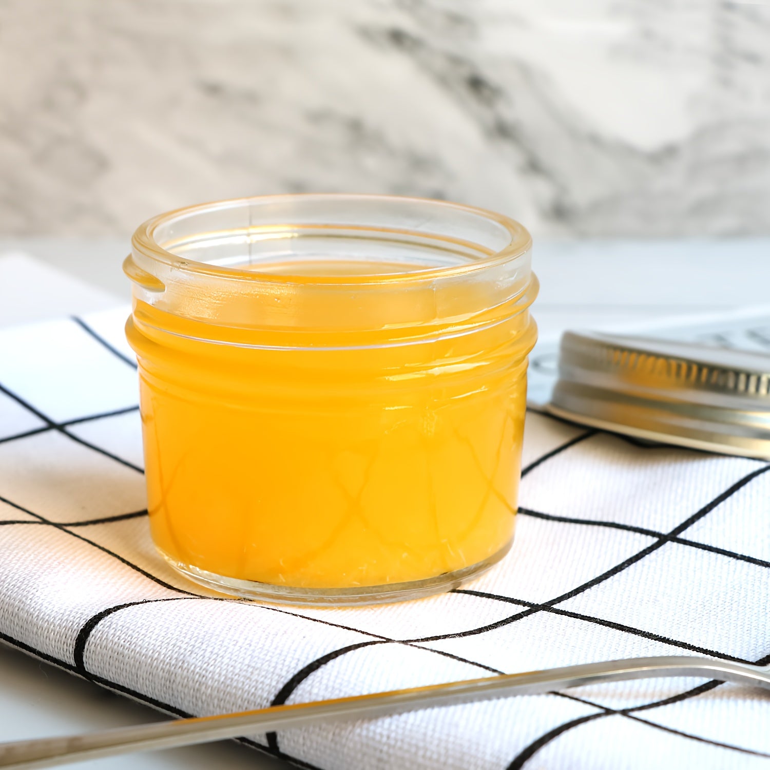 12/16/24/40/48pcs - 4 OZ Mason Jars Canning Jars for Kitchen Organizers And Storage, Jelly Jars with Regular silvery Lids, Ideal for Jam, Honey, Wedding Favors, Shower Favors, Spice Jars, Local Warehouse