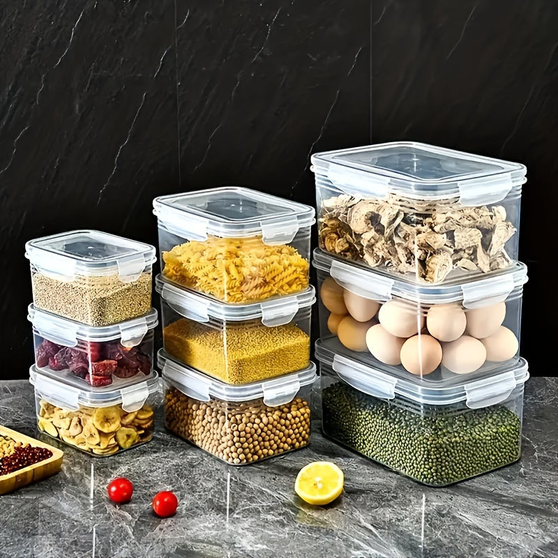 Easy-Access 6pcs Airtight Food Storage Containers – leak-resistant reusable meal prep, 6pcs 2 crisperboxes 2 drainbaskets 2-piecelid BPA-Free Plastic Food storage Containers Set withDrain Baskets, designed for American homes, daily convenience and pr
