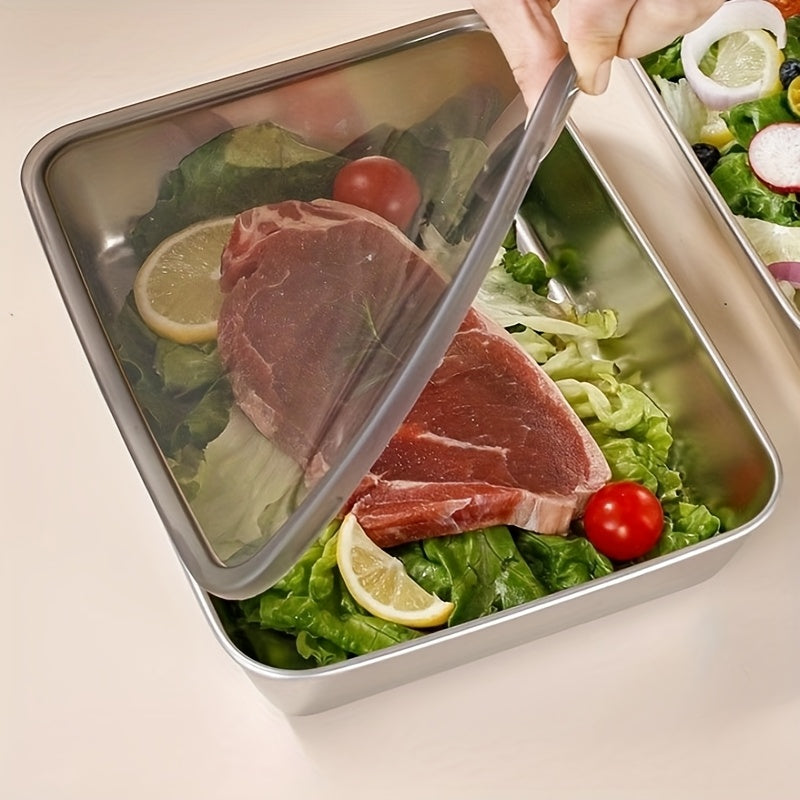 Premium 2/5pcs Kitchen Baking Dish Set – oven-ready cooking and serving, 2 5pcs Durable Stainless Steel Food Storage Container Set - Leakproof BPA Free Microwave, designed for American homes, daily convenience and practical gifting