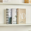 Home Living Essential – Set of 3 Modern Minimalist Faux Books in Black, White, And Beige - Stylish Decorat