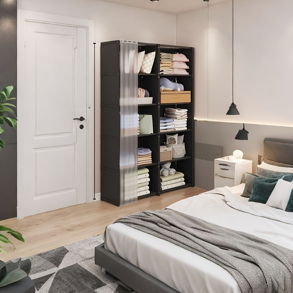 Versatile Adjustable Home Storage Rack – durable multi-purpose storage, New Double Row 10 Compartment Storage Space Reshape The Spatial Order This Storage Rack, designed for American homes, daily convenience and practical gifting