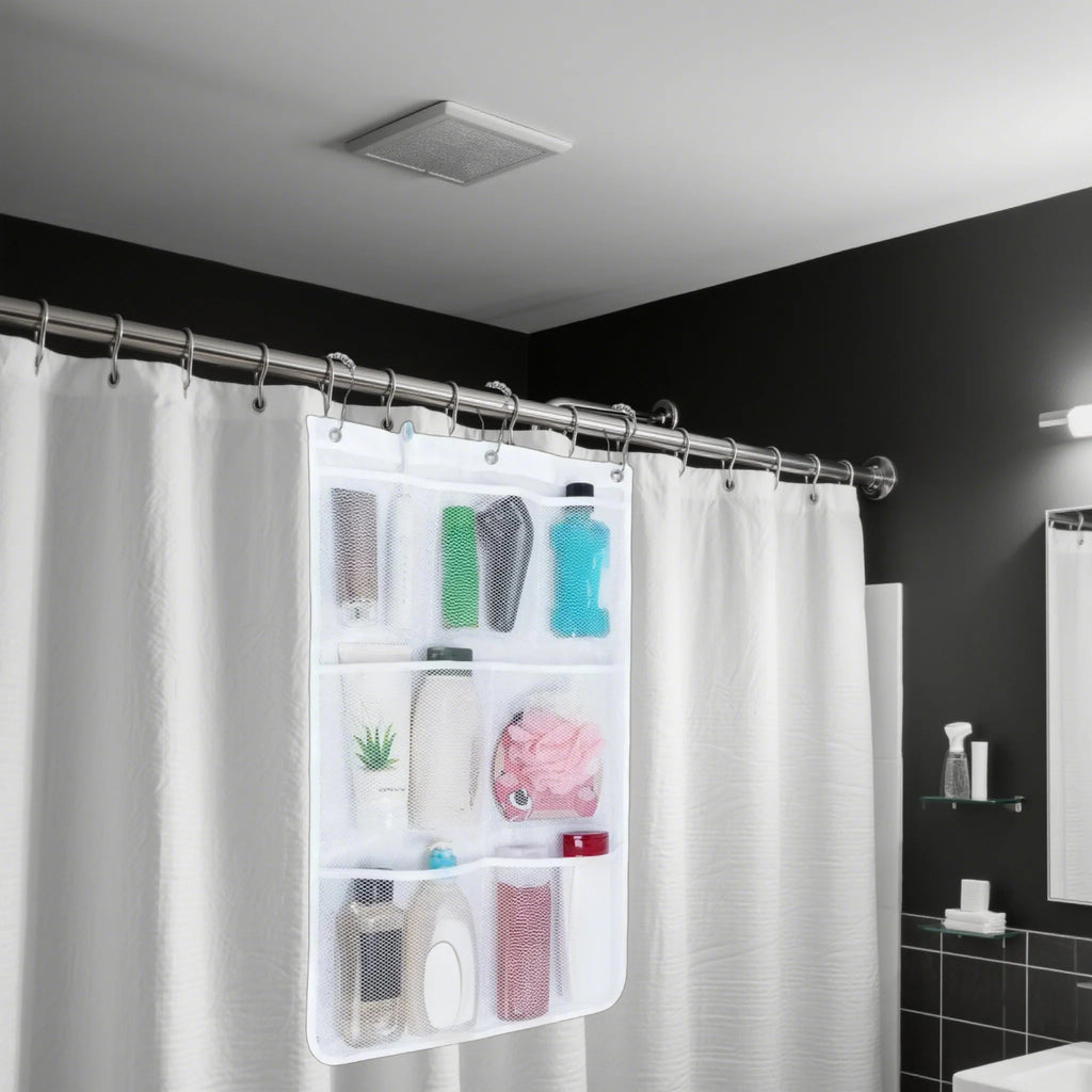 Easy-Access 1/2/3/4 Pack Home Storage Organizer – space-saving everyday organization, 7 Pocket Hanging Mesh Shower Caddy Quick-Dry Portable Bathroom Organizer for Soap Shampoo Cruise, designed for American homes, daily convenience and practical gifti