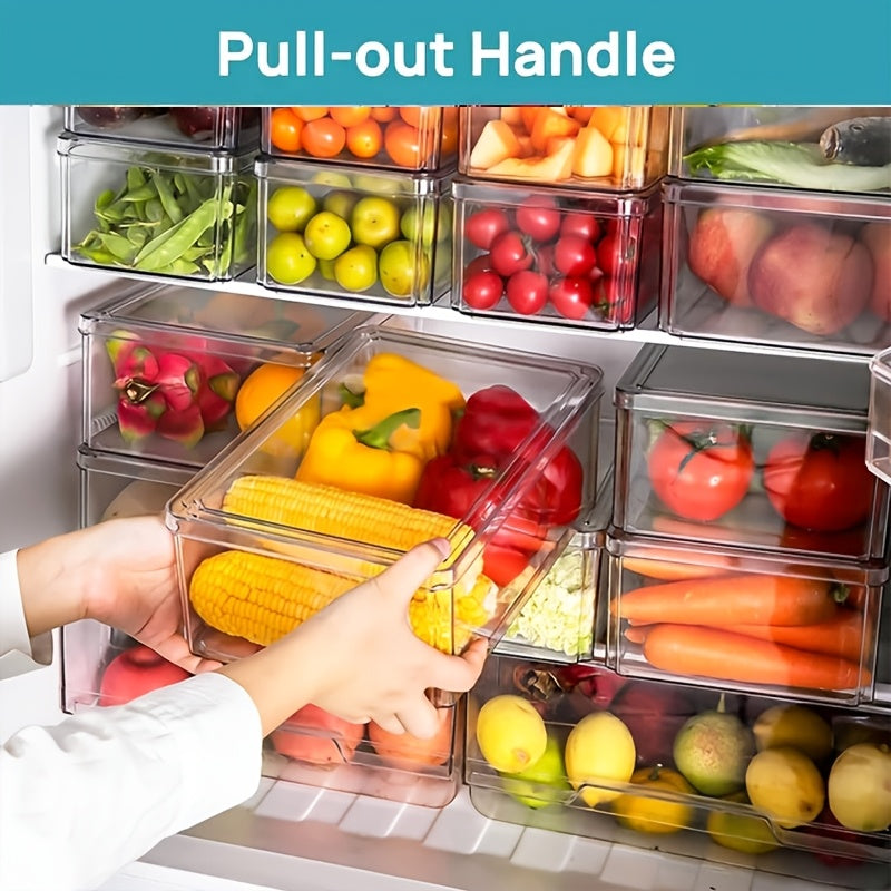 Smart 28Pack Refrigerator Storage Organizer – easy-access fridge organization, Stackable Fridge Organizer 28Pack Stackable Fridge Organizer Bins Clear BPA-Free Refrigerator Organizers And Storage, designed for American homes, daily convenience and pr