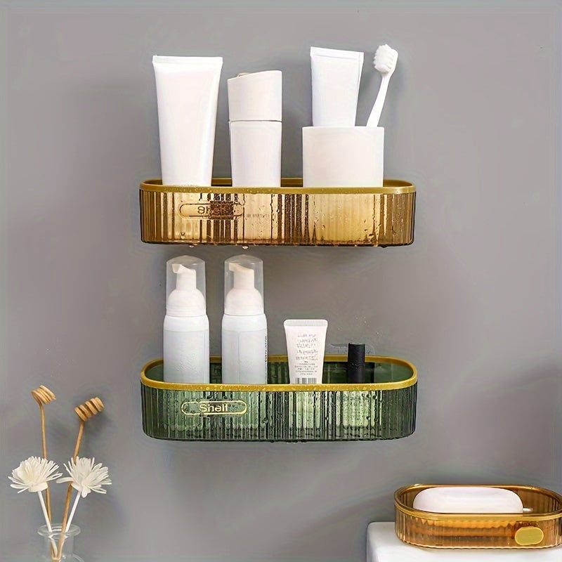 Premium 1pc Home Storage Organizer – space-saving everyday organization, 1pc of Acrylic Shelves for The Bathroom Elegantly Designed for Wall Mounting Ideal for, designed for American homes, daily convenience and practical gifting