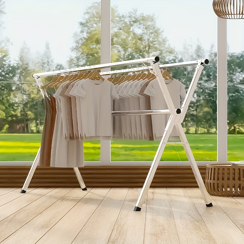 Premium Adjustable Home Storage Rack – durable multi-purpose storage, Clothes Drying Rack 63 And 78 7 Two Types Retractable Length And Folding Outdoor, designed for American homes, daily convenience and practical gifting