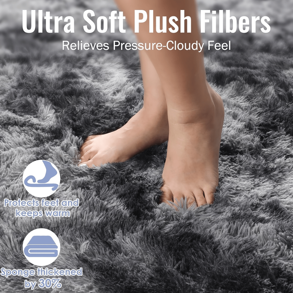 Area Rug – 1pc 200*300Cm/6.56*9.84Ft Long Mat - Super Soft And Comfortable, Fluffy Texture, P