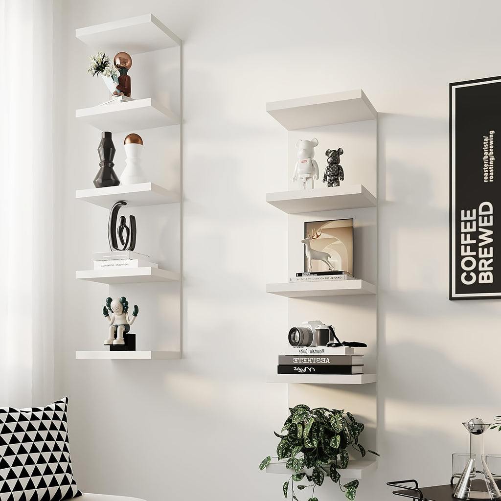 Upgraded/New Thickened Five-layer Suspended Wall Rack, Wall-mounted Storage Rack, Wall Decorative Items, Space-saving Wall Storage Rack, Easy to Install, 31.5 Inches High, Suitable for Bedrooms And Living Rooms - A Practical Wall-mounted Rack