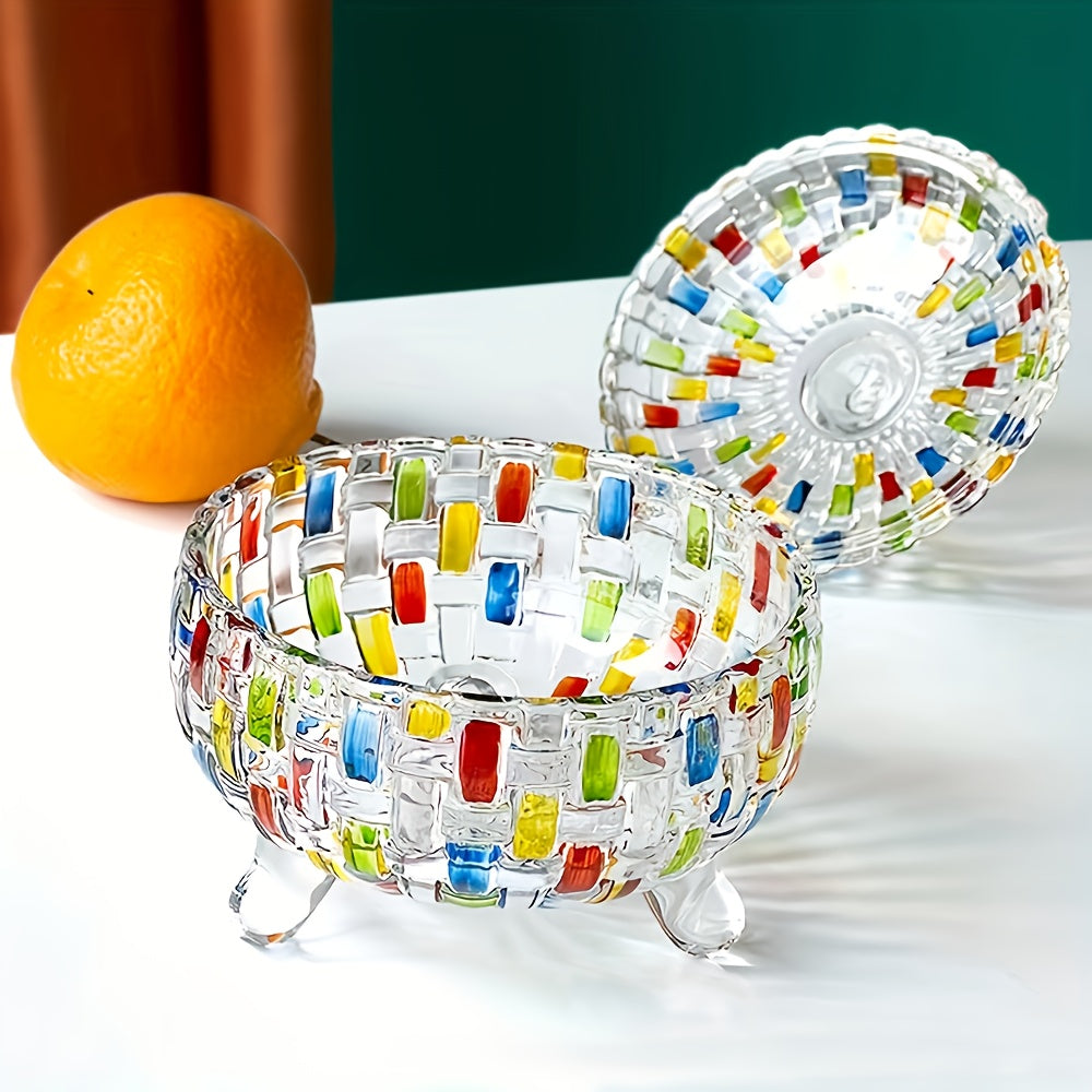 Versatile Airtight Storage Jar Set – clear reusable pantry storage, High Rating - Elegant Painted Crystal Candy Jar with Lid - Snack Jar Jewelry, designed for American homes, daily convenience and practical gifting