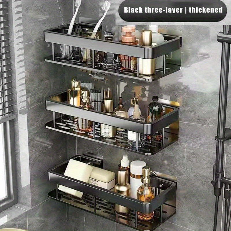 Storage Rack – Multi-Piece Camping RV Special Drilling-Free Storage Rack Bathroom Wall-Mounted To