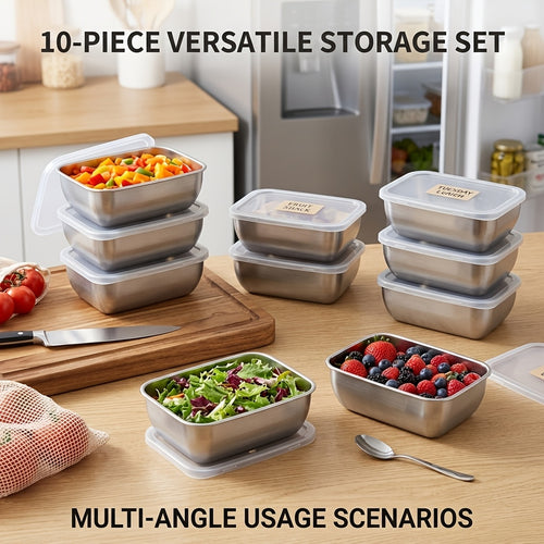 10-Piece Food Storage Container Set