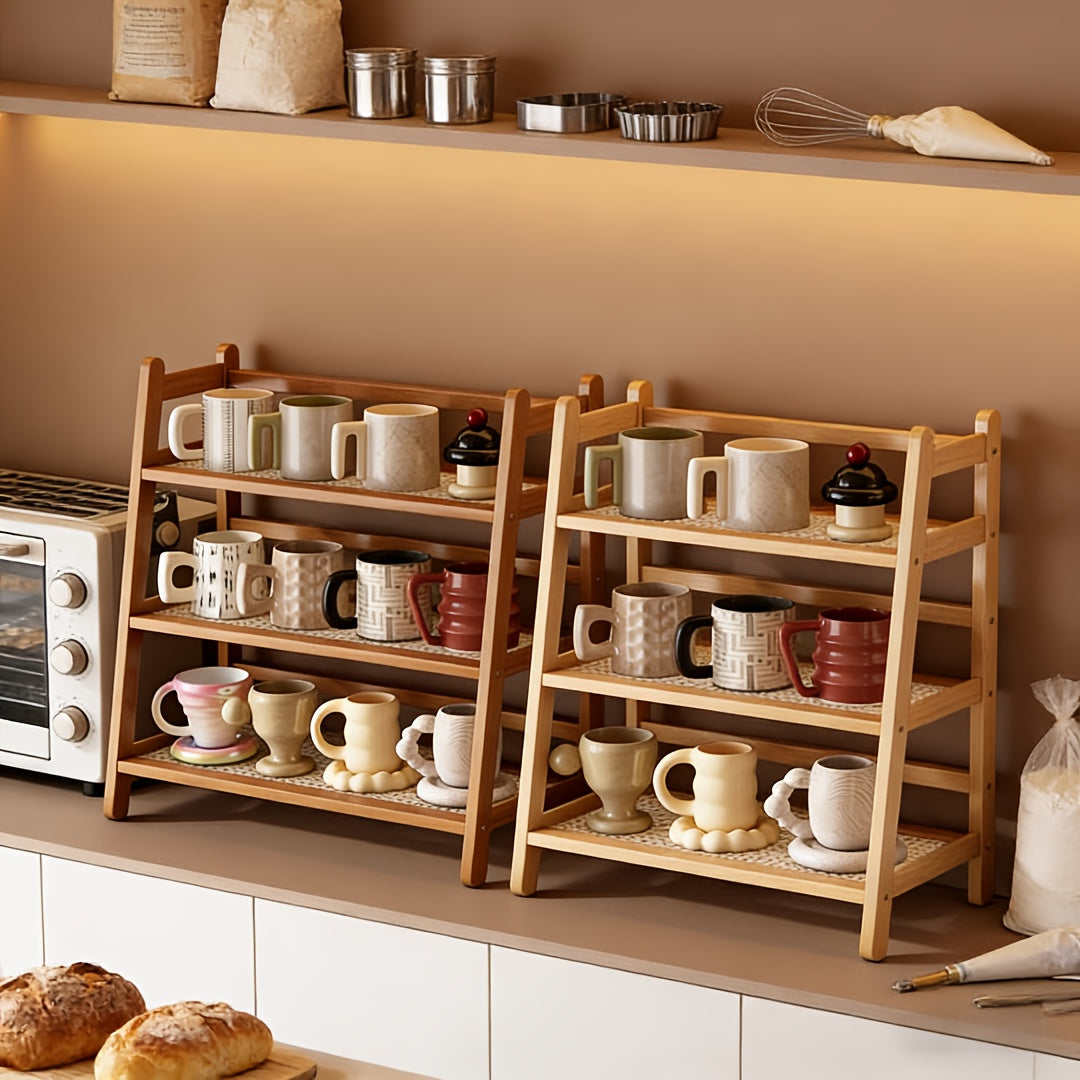 Multi-Purpose 2/3Tier Adjustable Kitchen Storage Rack – multi-purpose organization, durable space-saving design, designed for American kitchens, pantries, apartments, home organization, daily use and practical gifting