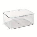[Stackable Storage Boxes] Acrylic Stackable Storage Boxes, Bohemian Style Storage Boxes, Transparent, Suitable for Home, Office, School Supplies, Suitable for Dresser, Bathroom, Desktop, Home Organization Baskets, Boxes
