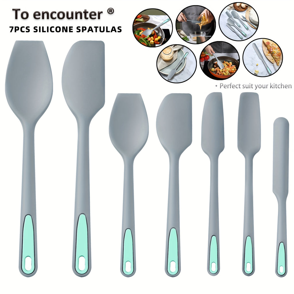 Modern 7pcs Kitchen Baking Dish Set – oven-ready cooking and serving, 7pcs Kitchen Spatulas Set - Non-Stick Dishwasher Safe BPA Free Silicone Scraper For Baking, designed for American homes, daily convenience and practical gifting