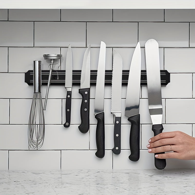 Heavy-Duty 1pc Adjustable Home Storage Rack – durable multi-purpose storage, 1pc of Magnetic Tool Storage Strip Knife Holder Kitchen Utensil Rack Tool Holder Christmas, designed for American homes, daily convenience and practical gifting