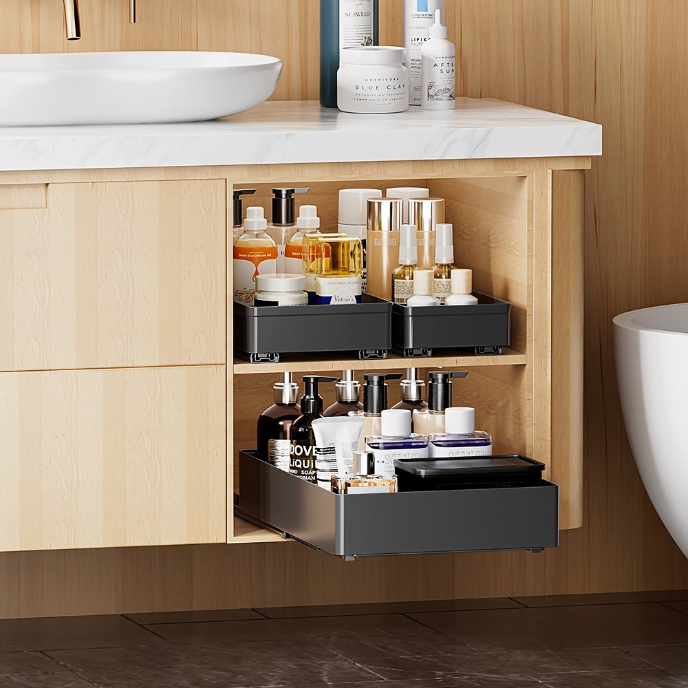 Versatile 3 Pack Pull-Out Cabinet Organizer – smooth-access cabinet organization, 3 Pack 15 7 Deep Pull Out Drawers For Pull-Out Cabinet Organizer Slide Out, designed for American homes, daily convenience and practical gifting