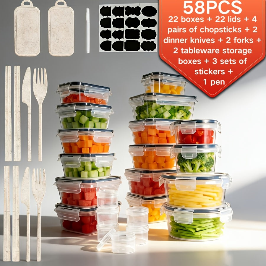 Home Organizer – Space-Saving 22/52/55/56/58pcs Reusable Drinkware Set – easy-access beverage stora