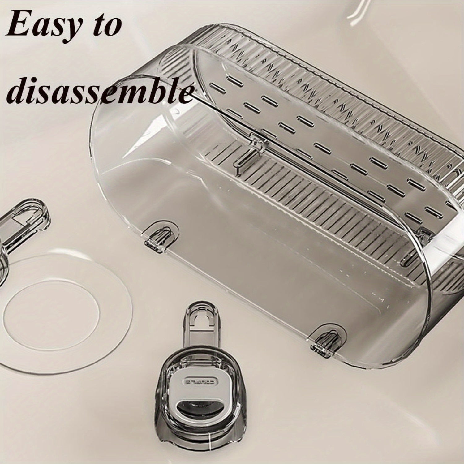 Compact Refrigerator Bottle Organizer – easy-access beverage storage, 2 1-Pieces No-Drill Multi-Functional Bathroom Kitchen Suction Cup Storage Boxes Durable Space-Saving Organizers with, designed for American homes, daily convenience and practical g