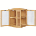 Modern Countertop Bread Storage Box – fresh-bread countertop organization, Natural Bamboo Bread Box Kitchen Countertop Corner Bread Box Large Capacity 2-Tier Bread Box, designed for American homes, daily convenience and practical gifting