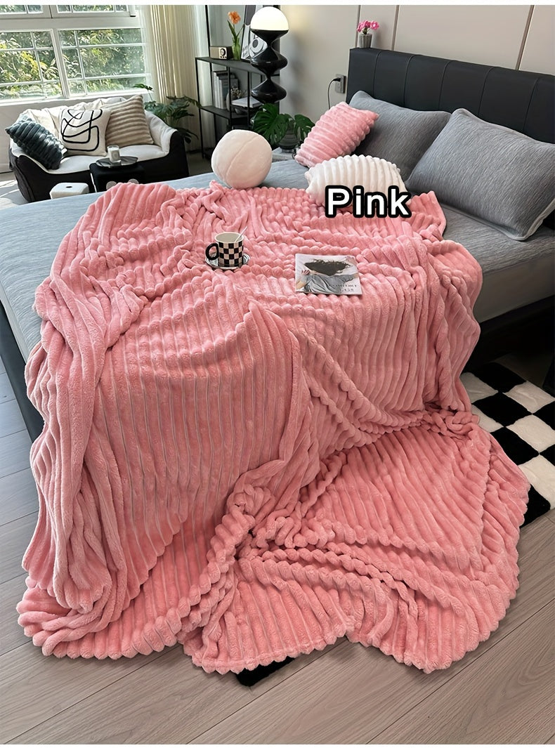 Space-Saving Cozy Home Textile Accent – comfortable everyday home styling, Ultra-Soft Thick Fleece Blanket Multi-Color 3D Faux Rabbit Fur Double-Sided Ideal for All Seasons, designed for American homes, daily convenience and practical gifting