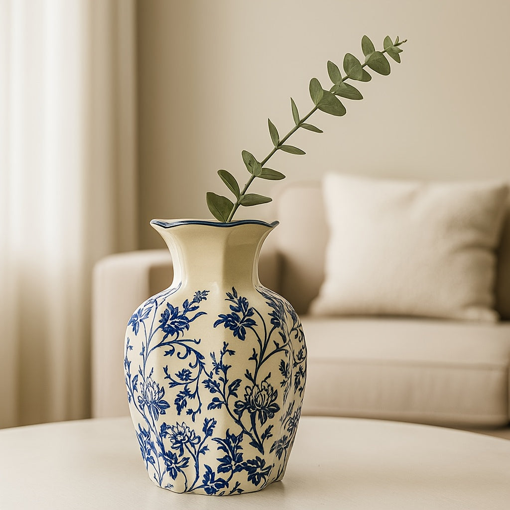 Decorative Vase – A Blue And White Vase for All Seasons an Ideal Present
