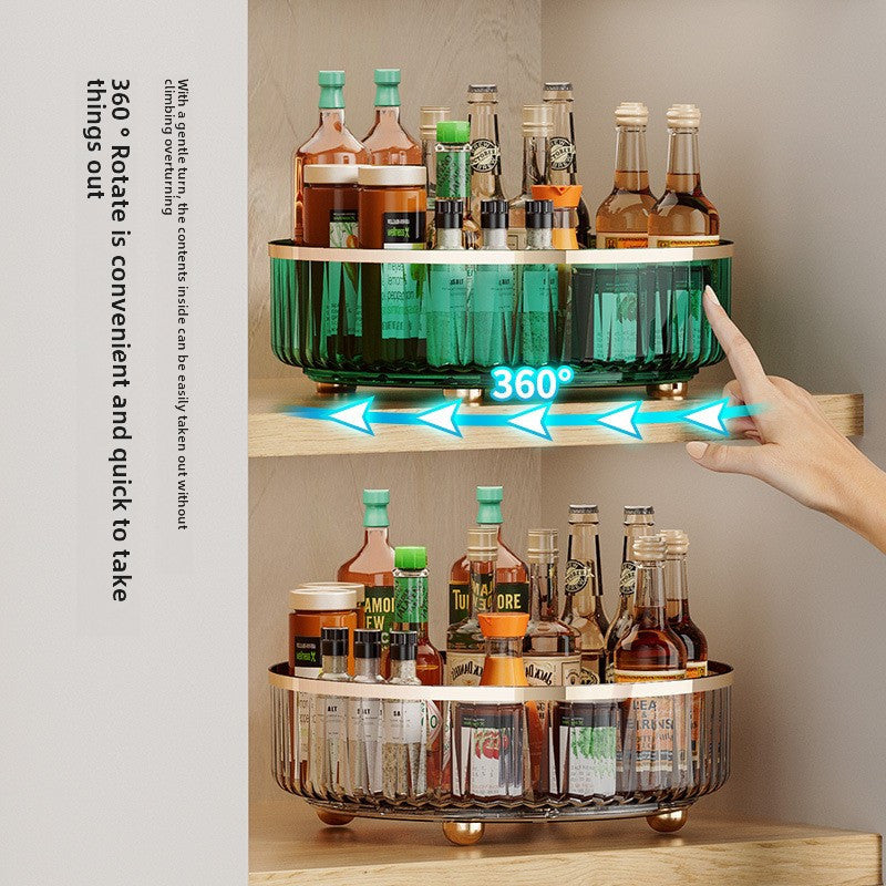 Kitchen Essential – 360-Degree Rotating Spice Rack for Kitchen Storage of Special Seasonings for Modern US Homes, easy meal prep and organization, Versatile Everyday Use and Thoughtful House