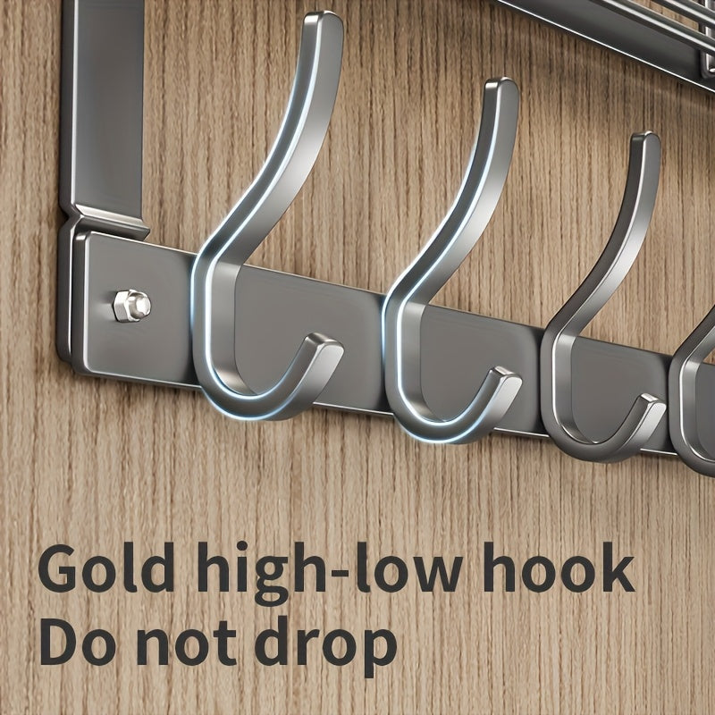 Modern Adjustable Home Storage Rack – durable multi-purpose storage, Multifunctional Metal Easy-Install Over-the-Door Storage Rack for Bedroom Bathroom Kitchen Organization A Perfect Gift, designed for American homes, daily convenience and practical