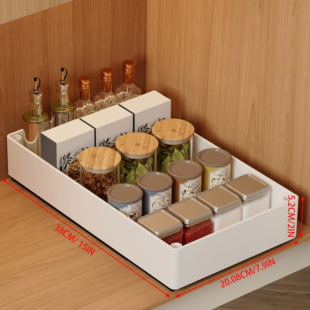 Easy-Access 2Pcs Adjustable Kitchen Storage Rack – multi-purpose organization, durable space-saving design, designed for American kitchens, pantries, apartments, home organization, daily use and practical gifting