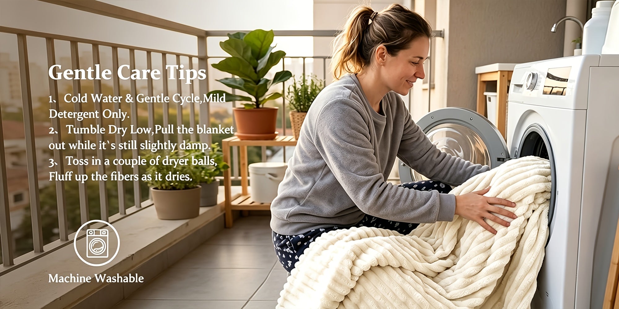 Versatile Cozy Home Textile Accent – comfortable everyday home styling, Luxurious Double-Sided Faux Rabbit Fur Throw Blanket - Cozy Striped Flannel Soft And Warm, designed for American homes, daily convenience and practical gifting