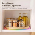 Kitchen Essential – Lazy Susan Organizer, Lazy Susan for Table Top, Lazy Susan Turntable, Lazy Susan Turntable for Cabinet, Spice Rack, Spice Organizer, Seasoning Organizer, Rotating Spice R