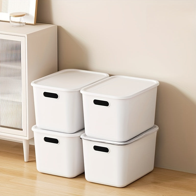 Smart 4pcs Adjustable Home Storage Rack – durable multi-purpose storage, 4pcs 8pcs 17-Quart 8 5 10 13 8inch Waterproof Dustproof Modern Stackable Storage Bins, designed for American homes, daily convenience and practical gifting