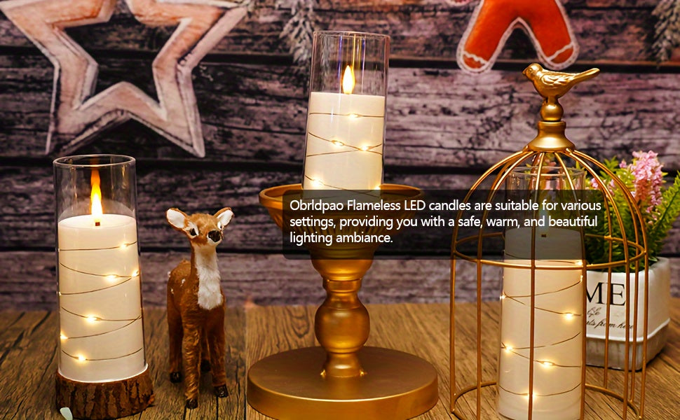 Premium 5/7pcs Decorative Home Lighting – warm functional room lighting, What Mother S Day Gift Flameless Candles 5 7pcs Acrylic Flickering LED Pillar Candles, designed for American homes, daily convenience and practical gifting