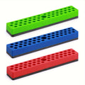 3pcs/4pcs 1/4" Magnetic Hex Bit Holder Rack Organizer, 129/172 Holes, 1/4-Inch Drill Bit Holder, 3 Racks/ 4 Racks, Magnetic Bit Holder with Magnet Base for Screwdriver Bits, 43 Holes Bit Storage with Strong Magnetic Base