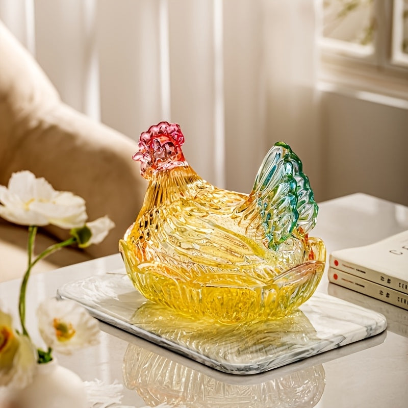 Smart Airtight Storage Jar Set – clear reusable pantry storage, Reusable Chicken-shaped Crystal Glass Storage Jars with LIDS - The Perfect Kitchen And Dining, designed for American homes, daily convenience and practical gifting