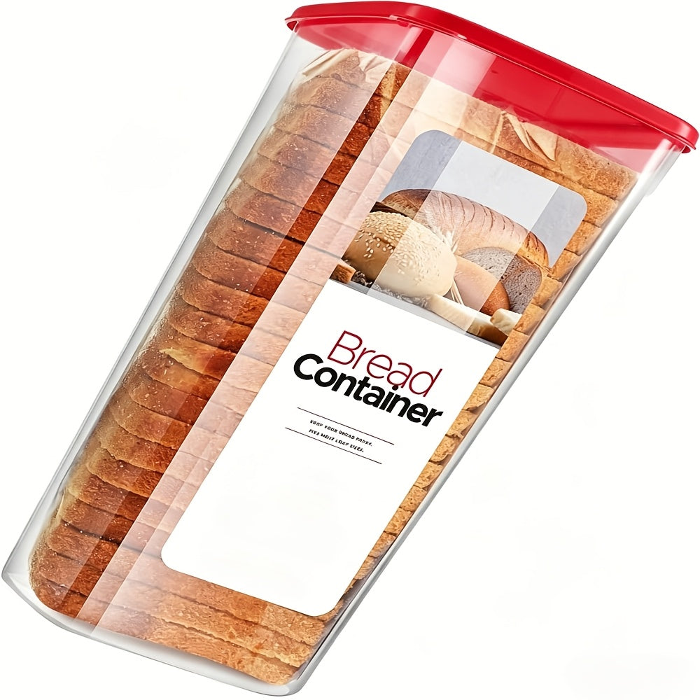 Premium Countertop Bread Storage Box – fresh-bread countertop organization, Plastic Bread Box with Top Lid - Freezer-Safe Rectangular Bread Storage Container with Reliable, designed for American homes, daily convenience and practical gifting