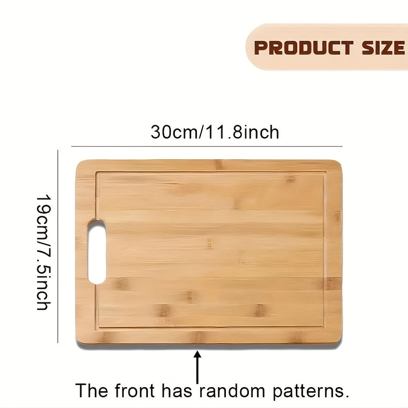 Home Living Essential – durable food prep and serving, 1pc 3pcs Cutting Board Set Bamboo Kitchen Food Grad