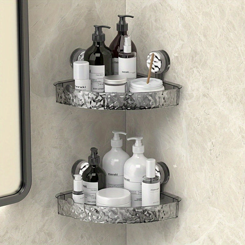 Easy-Access Refrigerator Bottle Organizer – easy-access beverage storage, Christmas Limited Edition 2-Pack Suction Cup Shelves - No Drill Wall Mount Storage for, designed for American homes, daily convenience and practical gifting