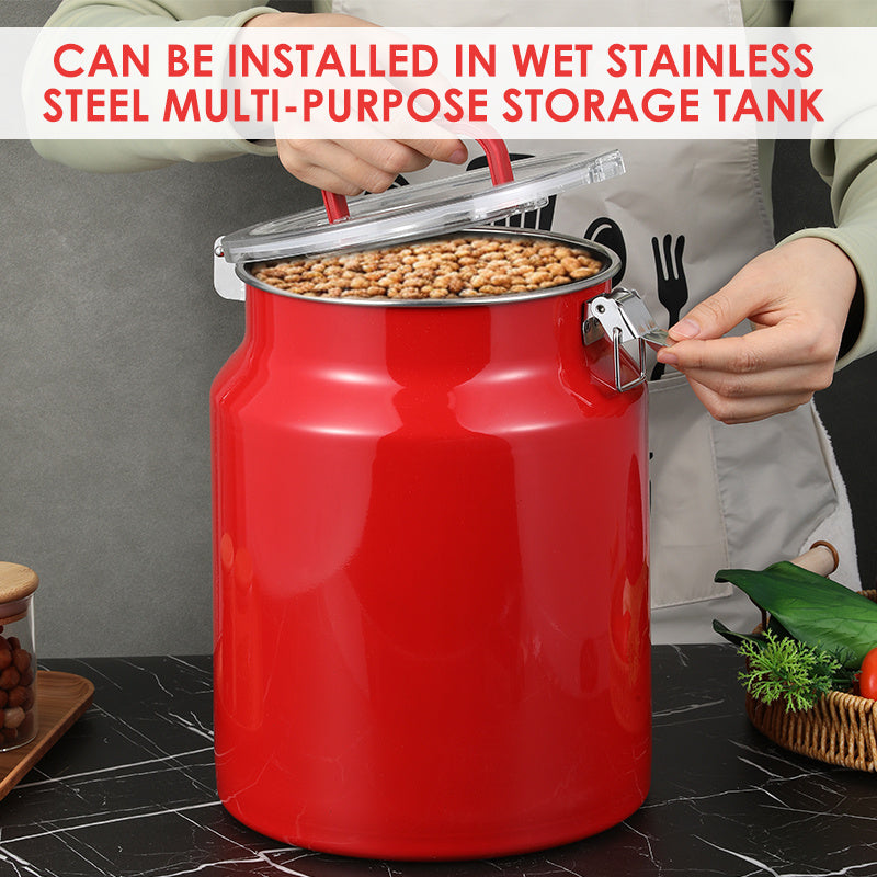 Modern Home Storage Organizer – space-saving everyday organization, Family-Size Food Guardian Durable Stainless Steel Snap-Lock Containers- Moisture Pest Proof Airtight Design 1, designed for American homes, daily convenience and practical gifting