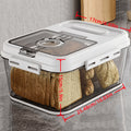 Compact Countertop Bread Storage Box – fresh-bread countertop organization, Airtight Bread Box Large Sealed Food Storage Container for Kitchen Countertop Time Recording Bread, designed for American homes, daily convenience and practical gifting