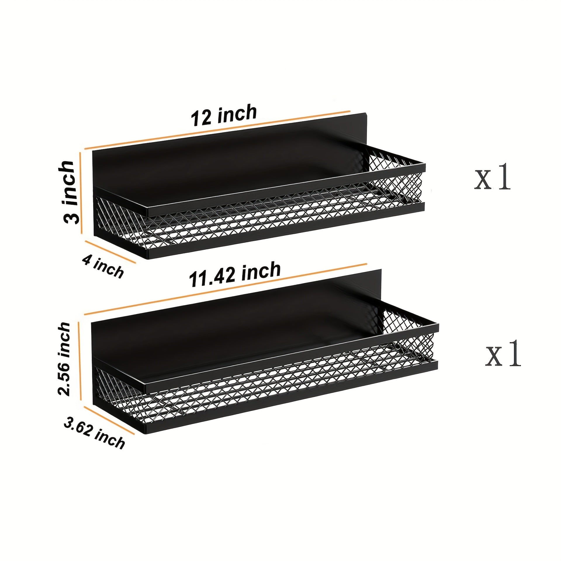 Modern 2/4 Pack Adjustable Home Storage Rack – durable multi-purpose storage, 2 4 Pack Magnetic Spice Rack For Refrigerator Magnetic Shelf Fridge Magnet Organizer Magnetic, designed for American homes, daily convenience and practical gifting