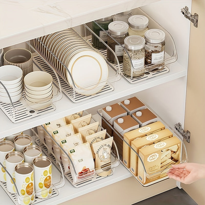 Space-Saving Refrigerator Storage Organizer – easy-access fridge organization, Set of 3 6 Clear Storage Bins Including Large And Small Plastic Organizers for, designed for American homes, daily convenience and practical gifting