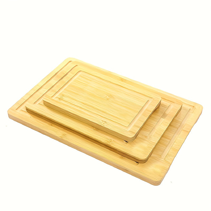 Space-Saving 1pc Bamboo Cutting Board Set – durable food prep and serving, 1pc 3pcs Cutting Board Set Bamboo Kitchen Food Grade Chopping Boards - Non-Stick Durable, designed for American homes, daily convenience and practical gifting