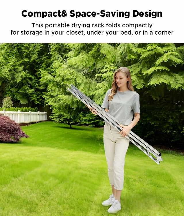 Premium Adjustable Home Storage Rack – durable multi-purpose storage, Clothes Drying Rack 63 And 78 7 Two Types Retractable Length And Folding Outdoor, designed for American homes, daily convenience and practical gifting
