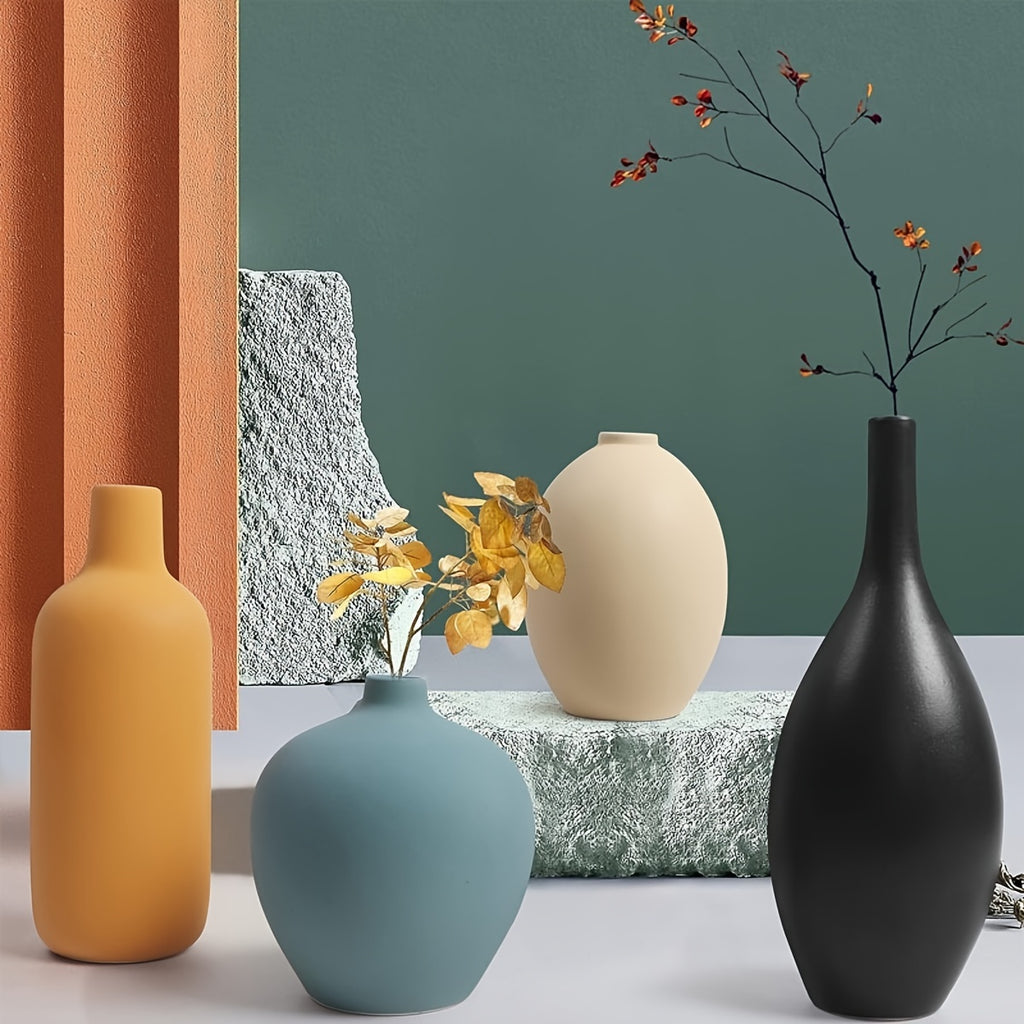 Heavy-Duty Ceramic Flower Vase – stylish tabletop accent, versatile floral display, designed for American kitchens, pantries, apartments, home organization, daily use and practical gifting