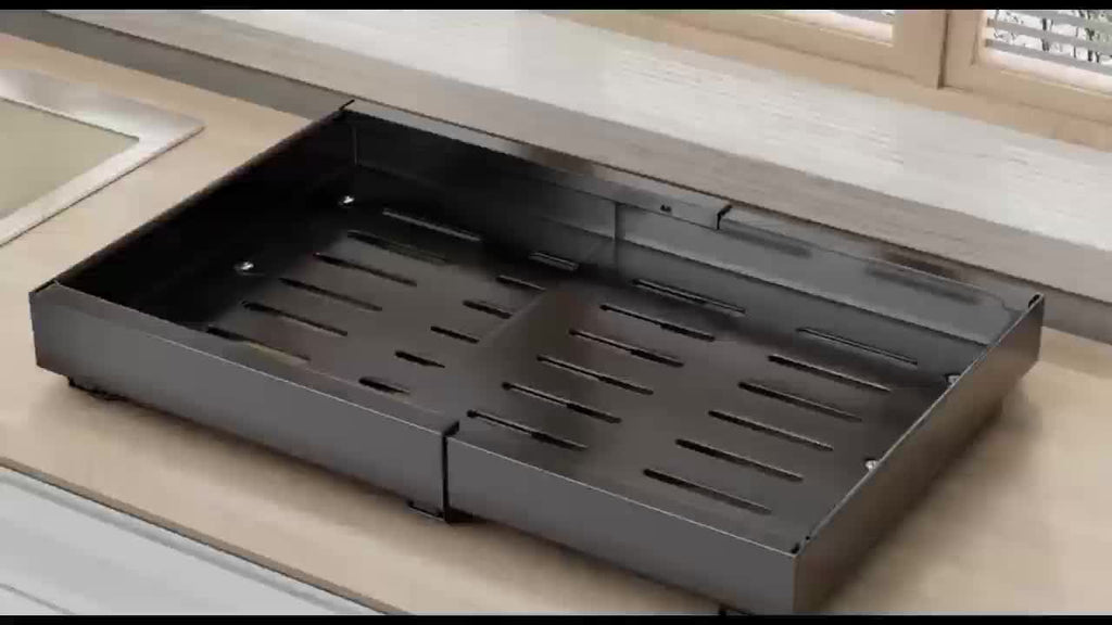Space-Saving Pull-Out Cabinet Organizer – smooth-access cabinet organization, 4-Pack Expandable Pull-Out Cabinet Organizer Heavy-Duty Carbon Steel Slide-Out Drawer 12 6 -20 5, designed for American homes, daily convenience and practical gifting