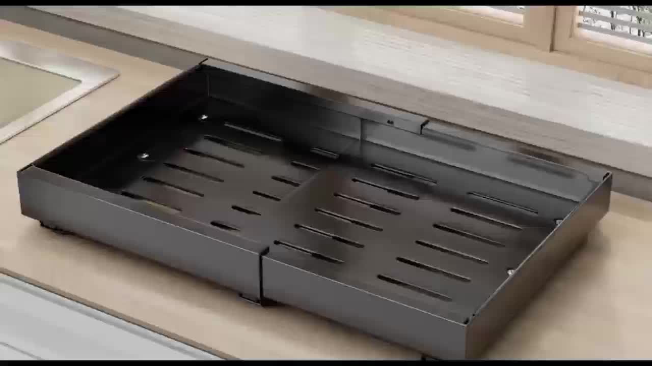Space-Saving Pull-Out Cabinet Organizer – smooth-access cabinet organization, 4-Pack Expandable Pull-Out Cabinet Organizer Heavy-Duty Carbon Steel Slide-Out Drawer 12 6 -20 5, designed for American homes, daily convenience and practical gifting
