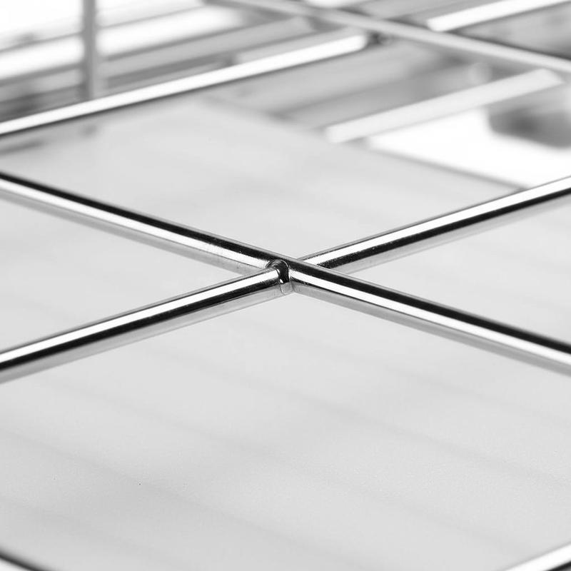 Sliding Cupboard Tray 11'Wx21'Dx2.5'H for Kitchen Pantry Bathroom, Heavy Duty Metal Construction Smooth Glide Rails Space Organization Under Sink Storage 13.5'Wx22'Dx7'H Cabinet Fitment